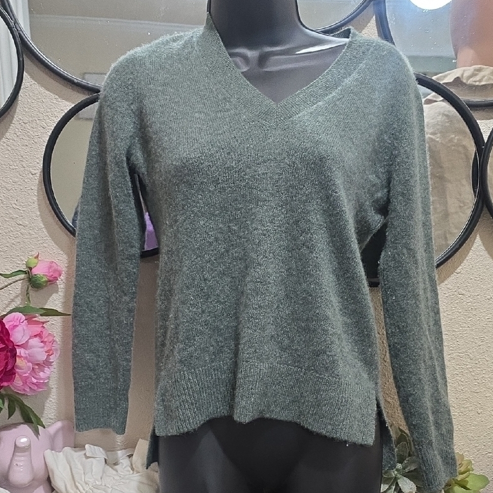Saks Fifth Avenue Sage V-Neck Sweater